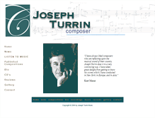 Tablet Screenshot of josephturrin.com